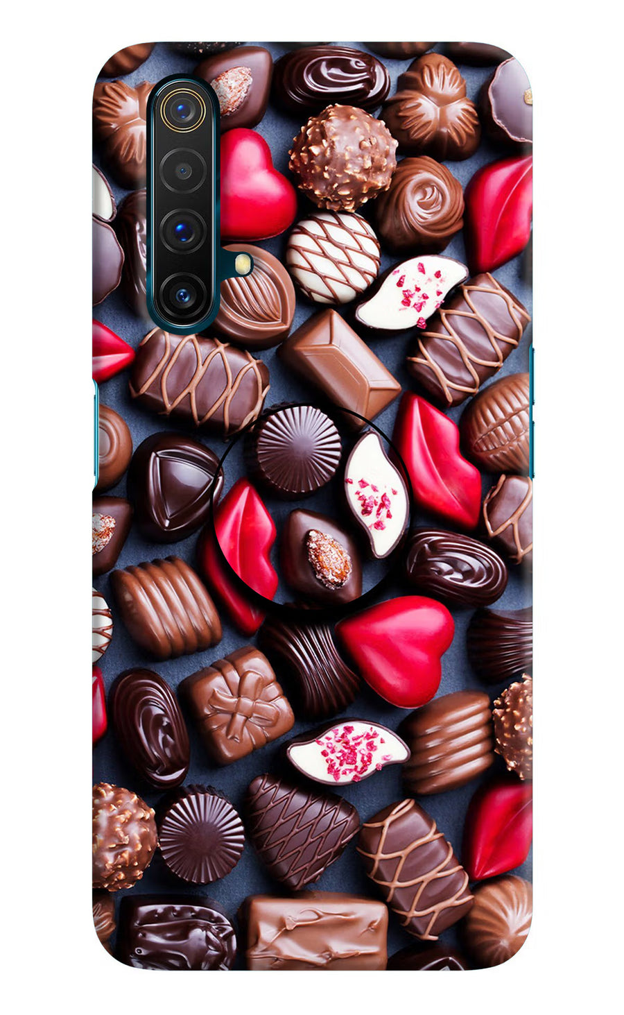 Chocolates Realme X3 Pop Case, Hard case