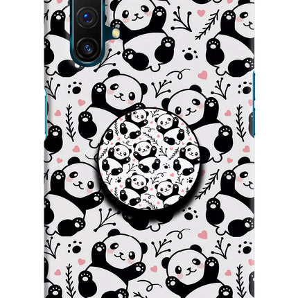 Cute Panda Realme X3 Pop Case by Casekaro