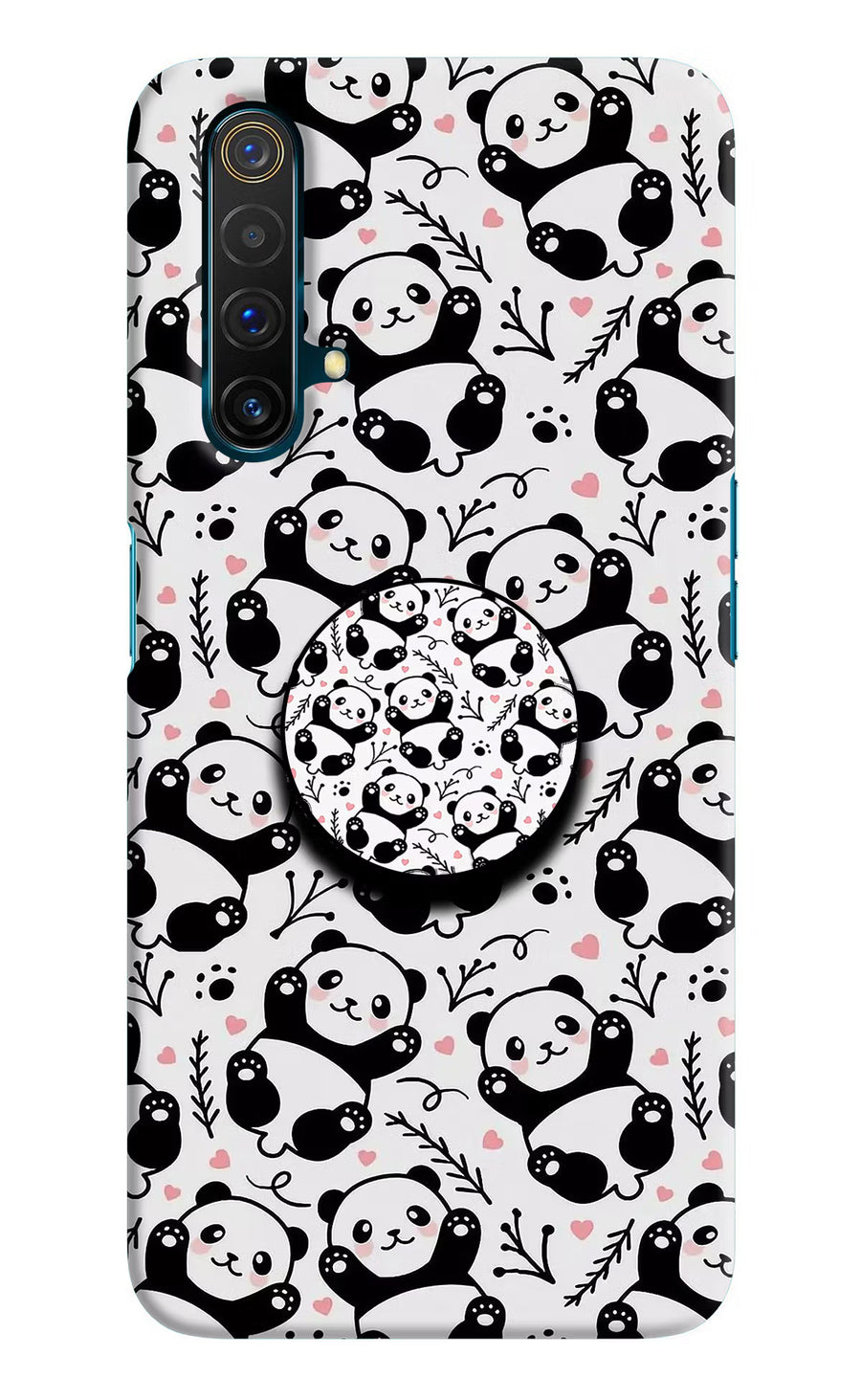 Cute Panda Realme X3 Pop Case, Hard case