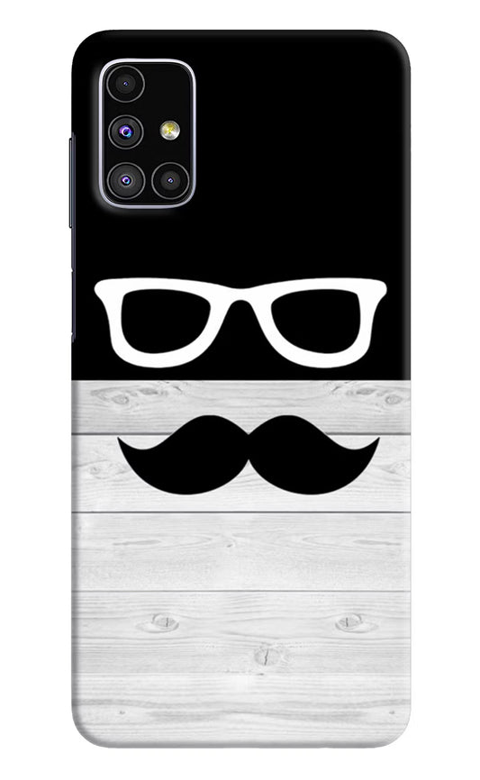 Mustache Samsung M51 Hard Case Back Cover by Casekaro