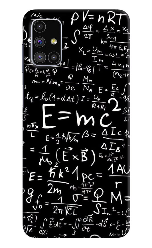 Physics Formula Samsung M51 Hard Case Back Cover by Casekaro