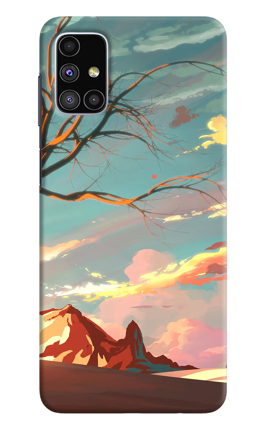 Scenery Samsung M51 Back Cover, Hard case
