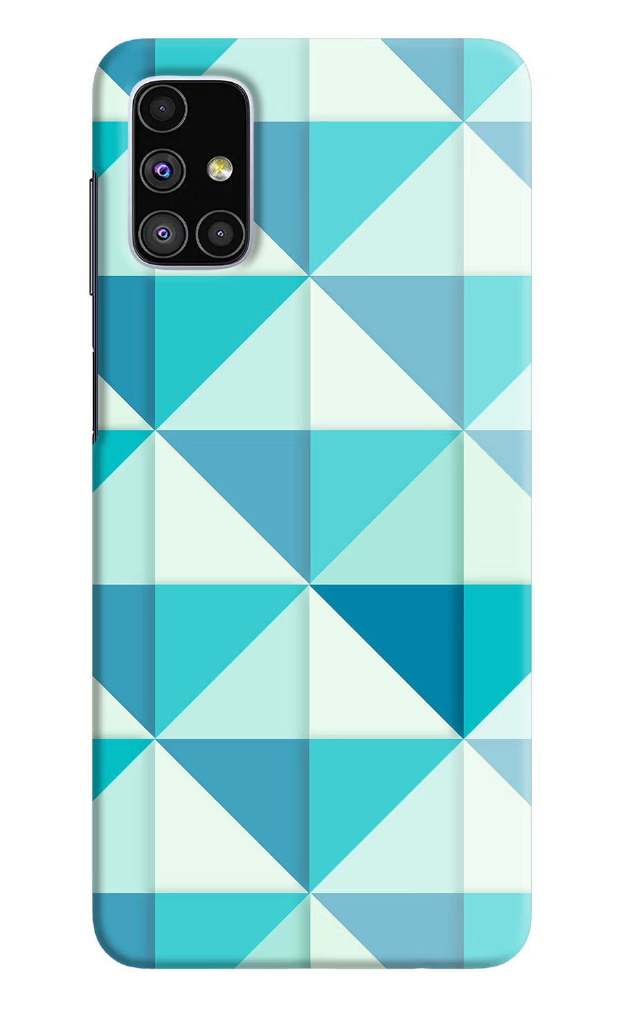Abstract Samsung M51 Back Cover, Hard case