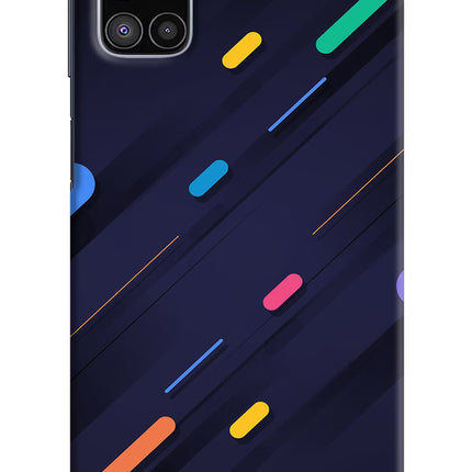 Abstract Design Samsung M51 Hard Case Back Cover by Casekaro