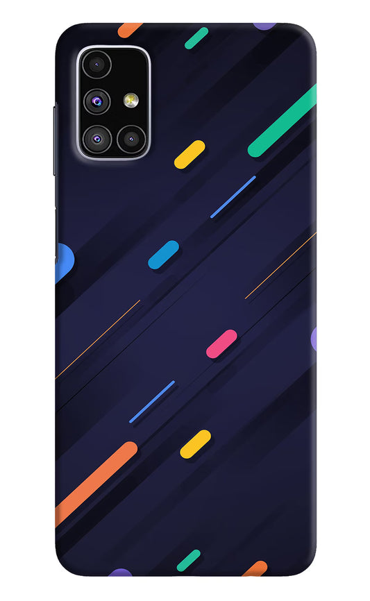 Abstract Design Samsung M51 Hard Case Back Cover by Casekaro
