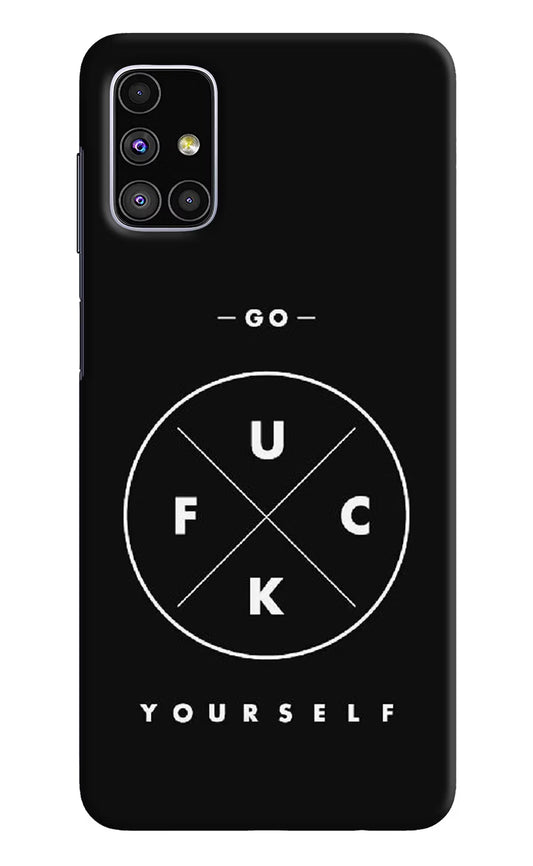Go Fuck Yourself Samsung M51 Hard Case Back Cover by Casekaro