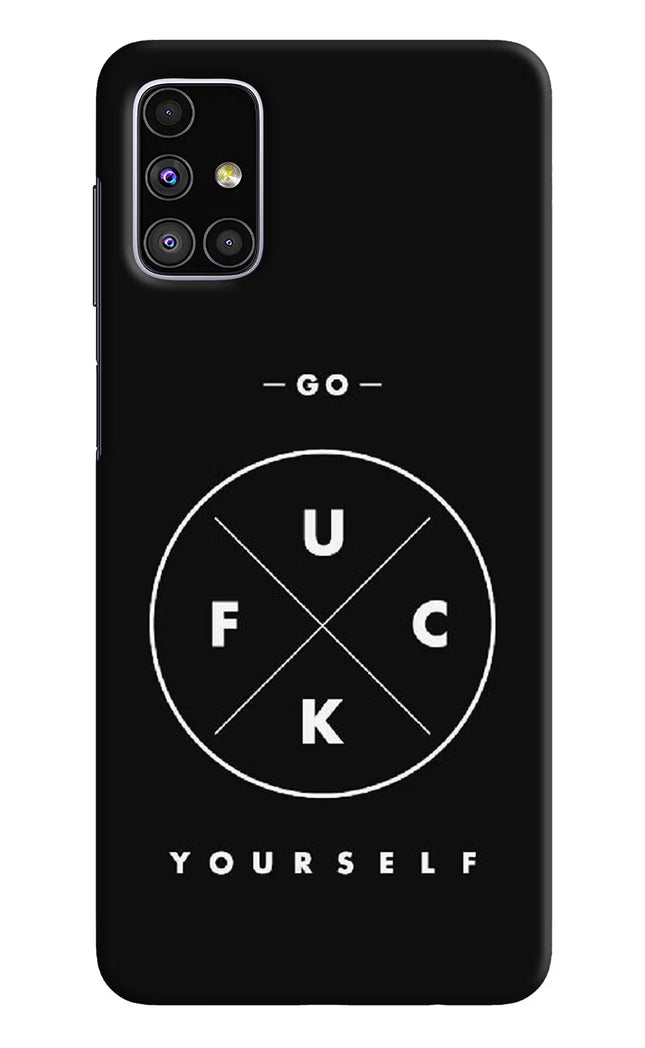Go Fuck Yourself Samsung M51 Hard Case Back Cover by Casekaro