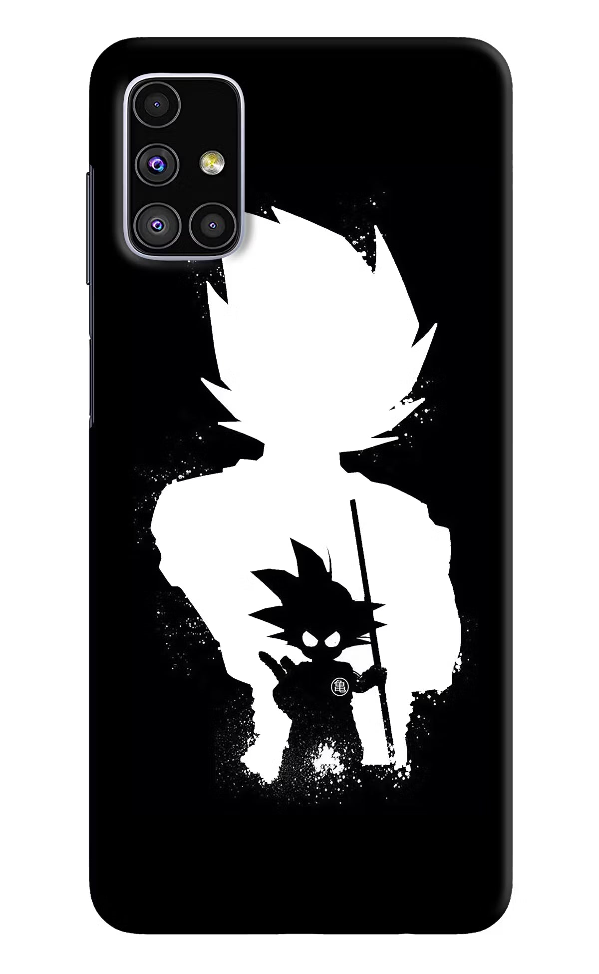 Goku Shadow Samsung M51 Hard Case Back Cover by Casekaro