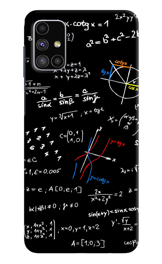 Mathematics Formula Samsung M51 Hard Case Back Cover by Casekaro