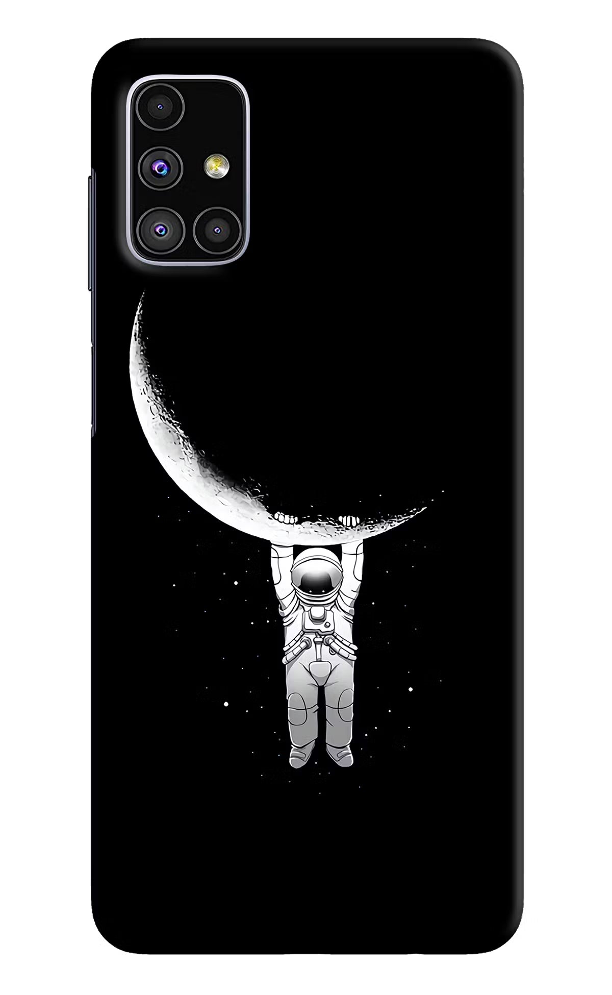 Moon Space Samsung M51 Hard Case Back Cover by Casekaro