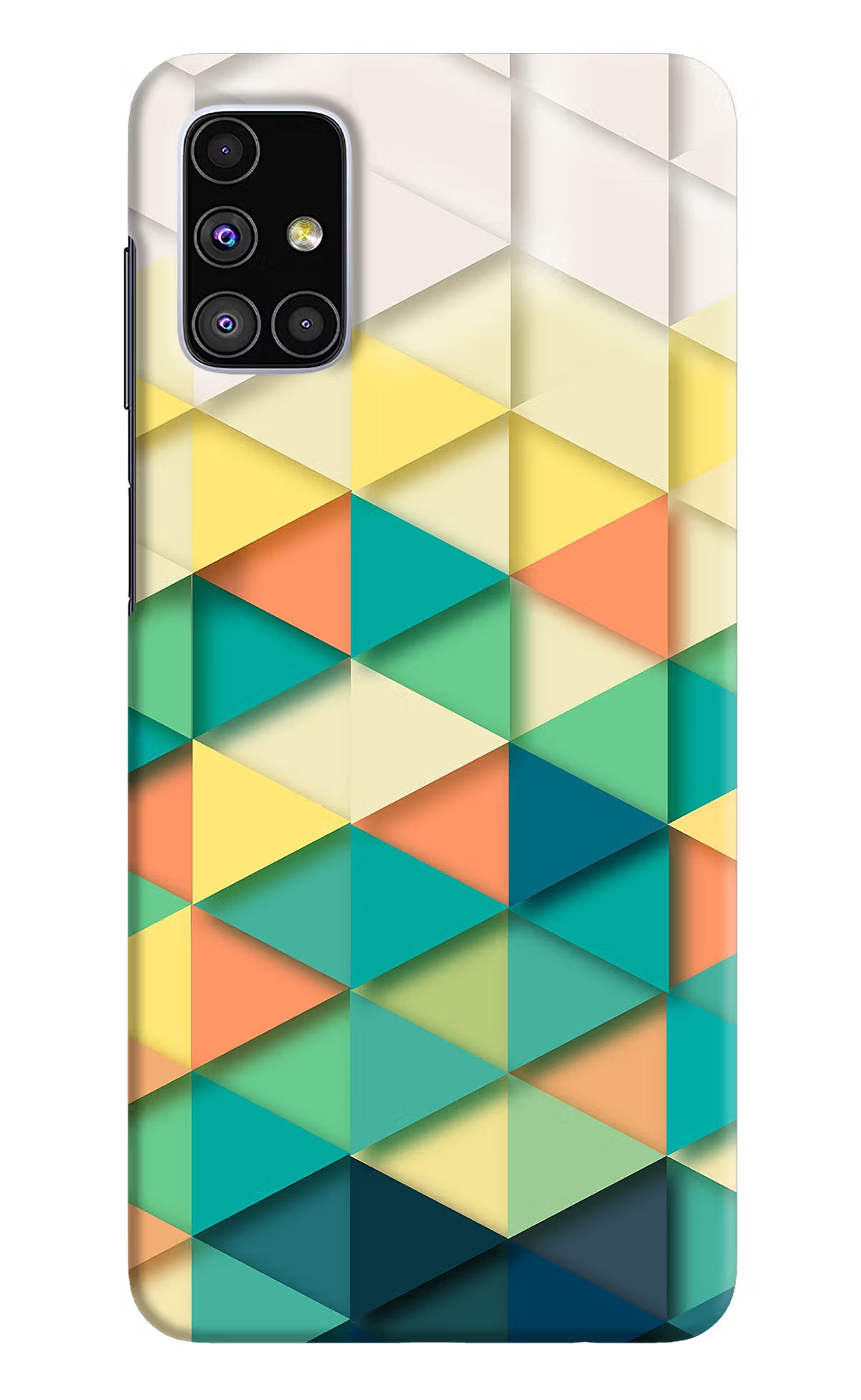 Abstract Samsung M51 Hard Case Back Cover by Casekaro