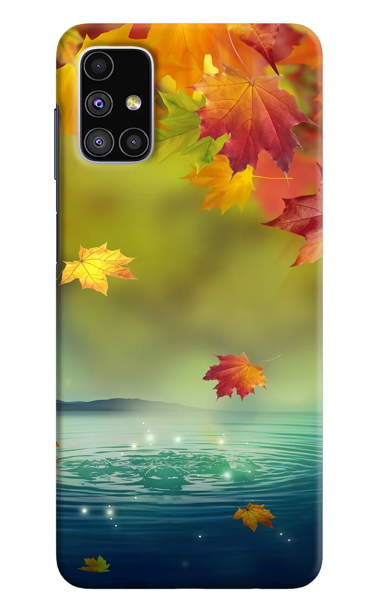 Flowers Samsung M51 Hard Case Back Cover by Casekaro