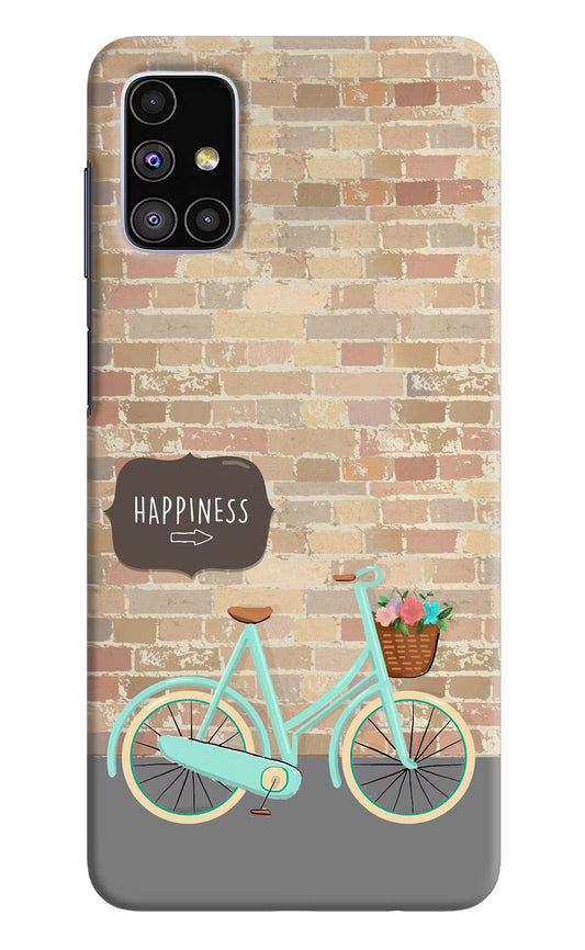 Happiness Artwork Samsung M51 Hard Case Back Cover by Casekaro