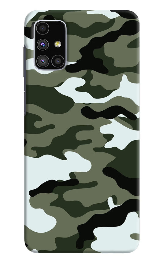 Camouflage Samsung M51 Hard Case Back Cover by Casekaro