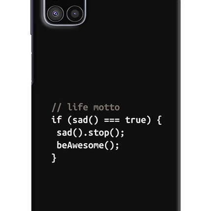 Life Motto Code Samsung M51 Hard Case Back Cover by Casekaro