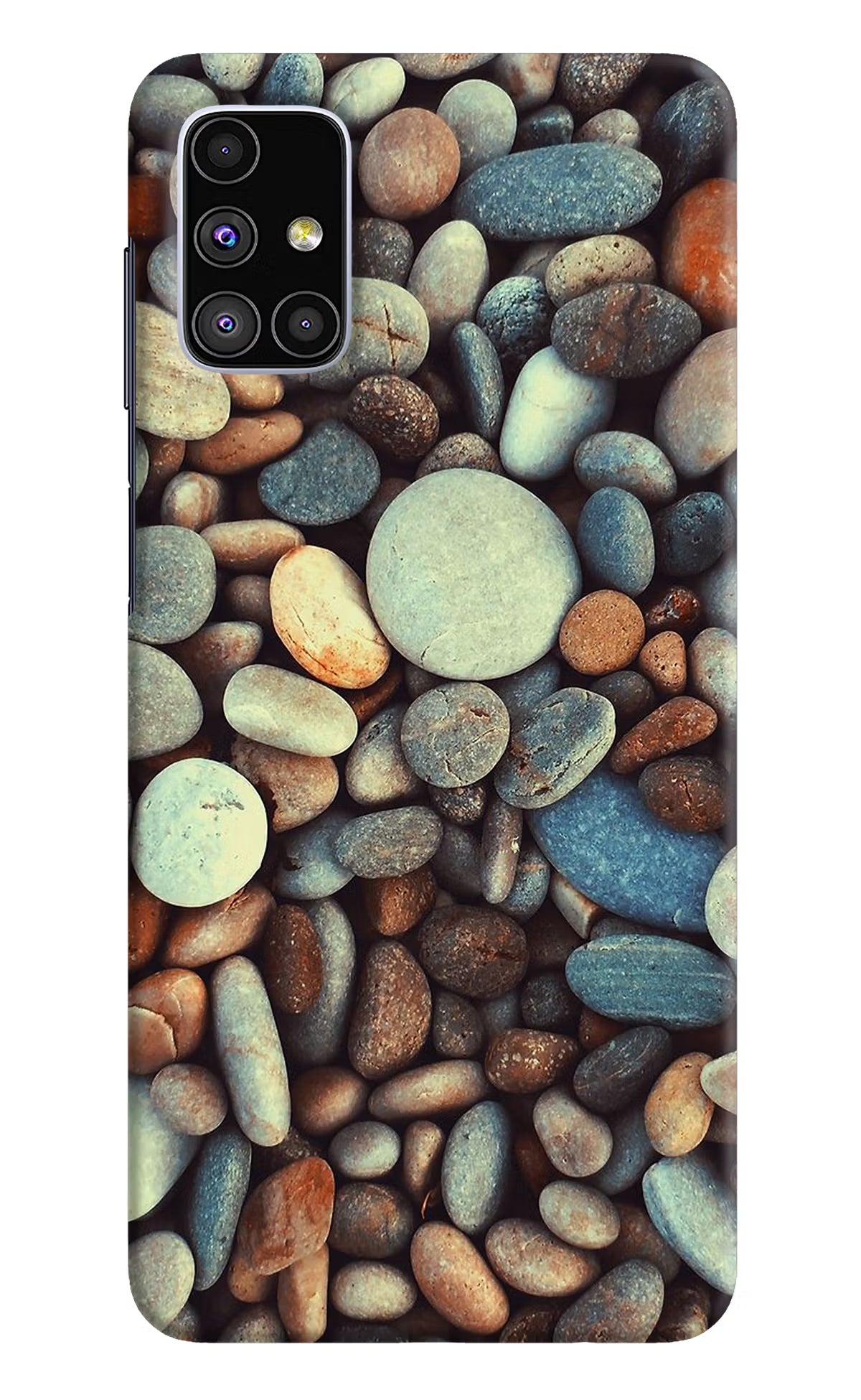 Pebble Samsung M51 Hard Case Back Cover by Casekaro