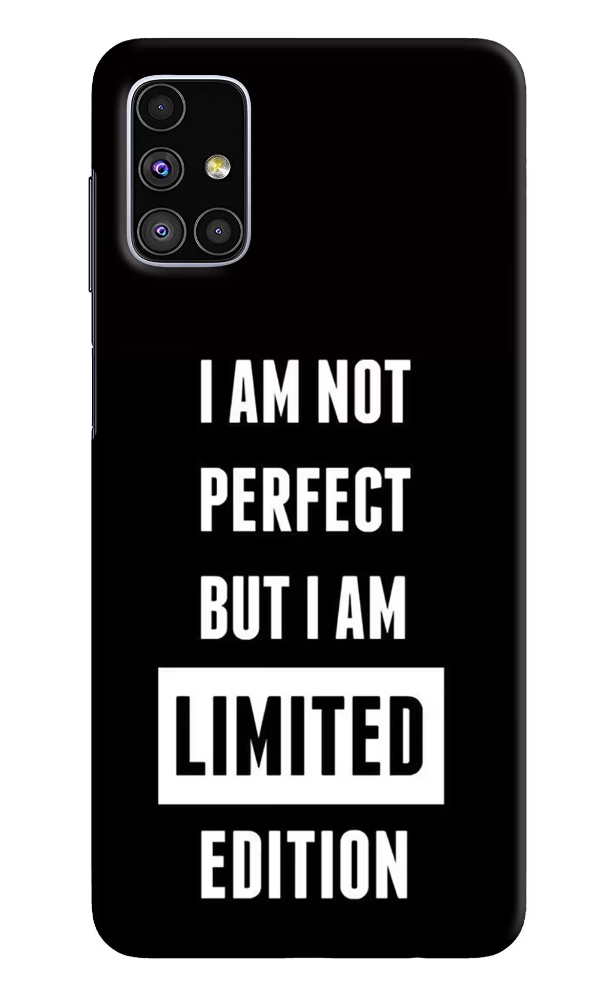 I Am Not Perfect But I Am Limited Edition Samsung M51 Hard Case Back Cover by Casekaro