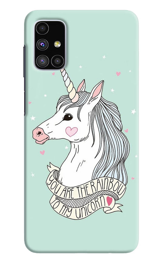 Unicorn Wallpaper Samsung M51 Hard Case Back Cover by Casekaro