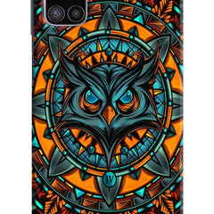 Angry Owl Art Samsung M51 Hard Case Back Cover by Casekaro