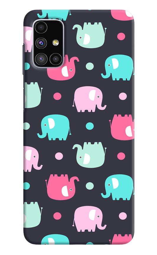 Elephants Samsung M51 Hard Case Back Cover by Casekaro