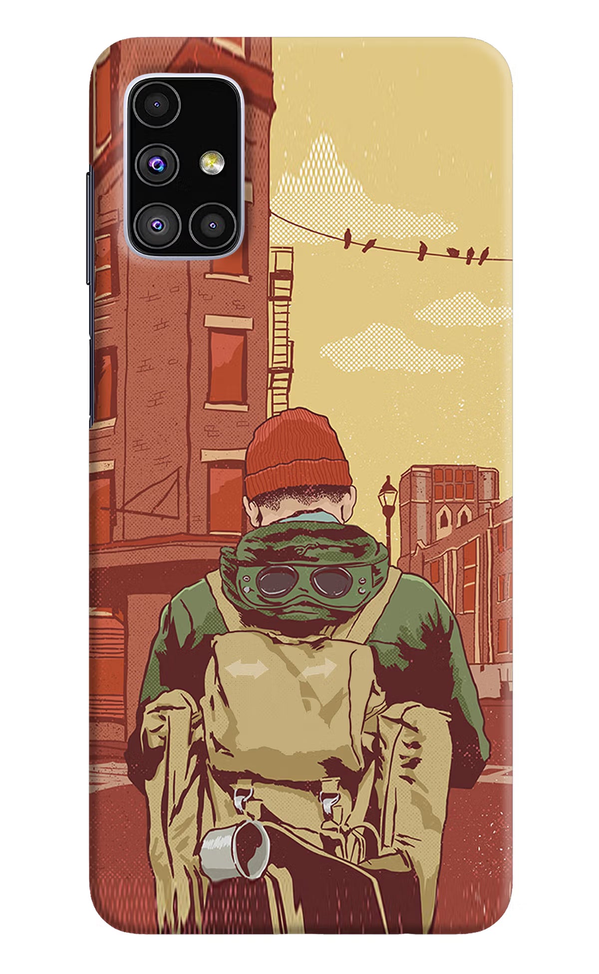 Adventurous Samsung M51 Hard Case Back Cover by Casekaro