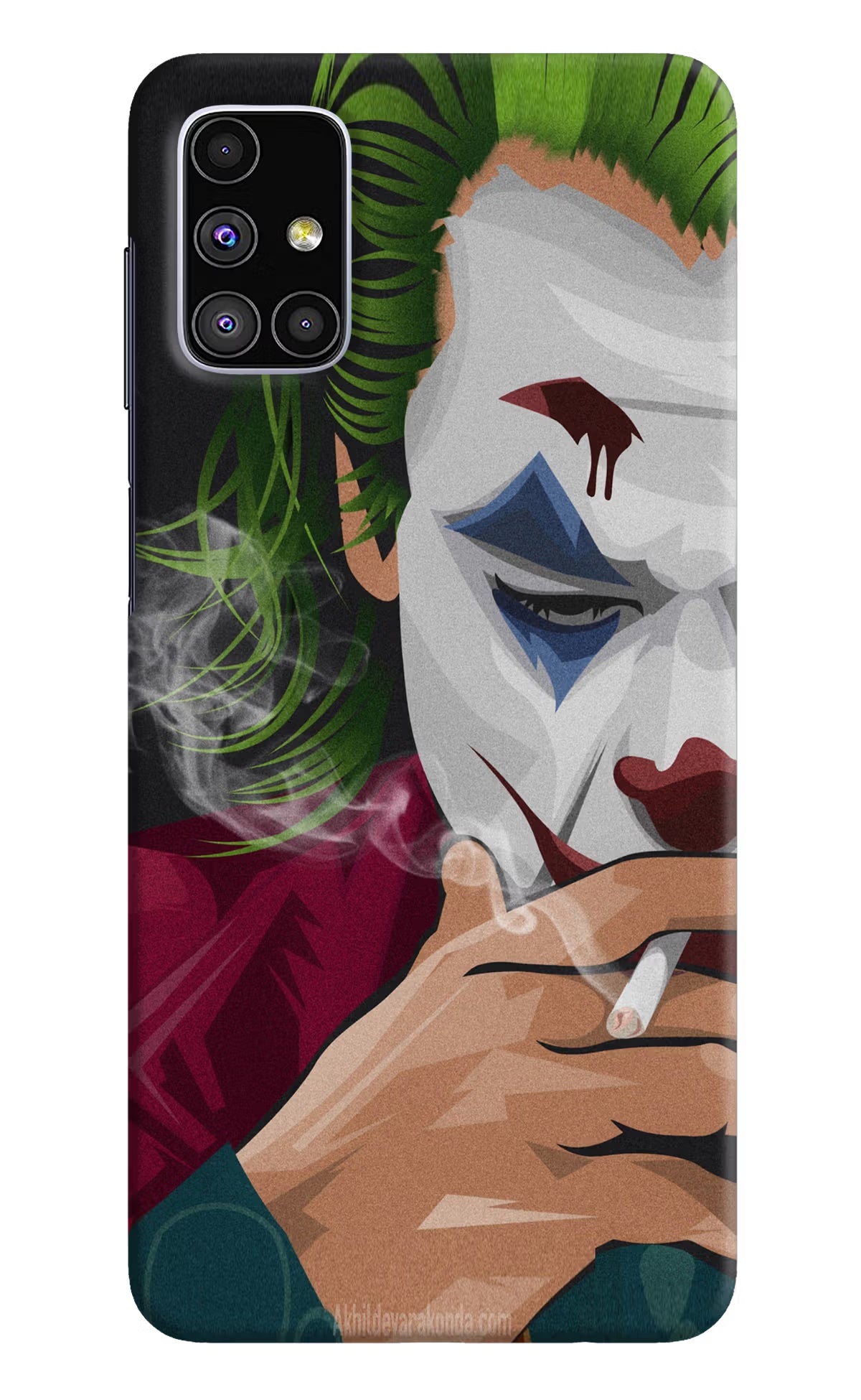 Joker Smoking Samsung M51 Hard Case Back Cover by Casekaro