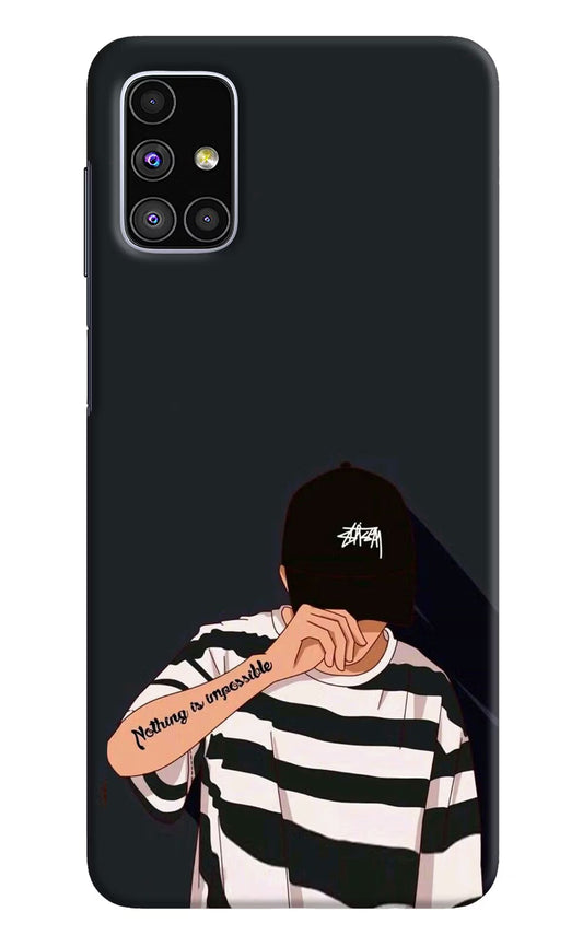 Aesthetic Boy Samsung M51 Hard Case Back Cover by Casekaro