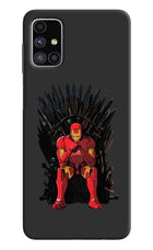 Ironman Throne Samsung M51 Hard Case Back Cover by Casekaro