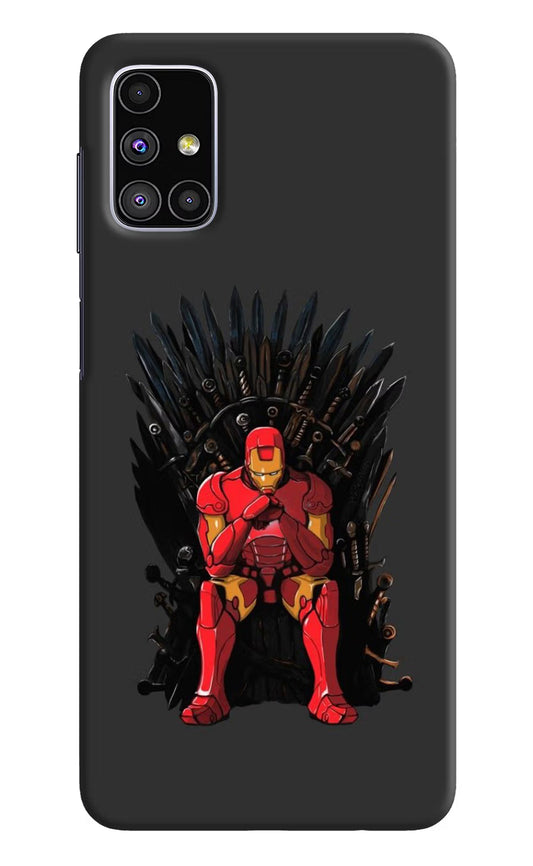 Ironman Throne Samsung M51 Hard Case Back Cover by Casekaro