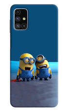 Minion Laughing Samsung M51 Hard Case Back Cover by Casekaro