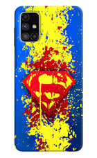 Superman logo Samsung M51 Hard Case Back Cover by Casekaro