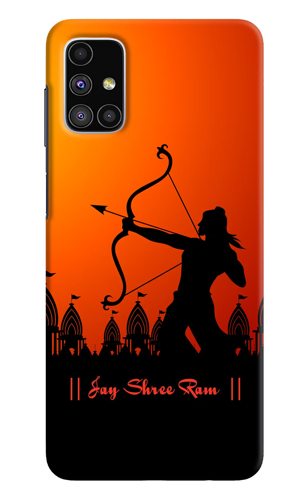 Lord Ram - 4 Samsung M51 Hard Case Back Cover by Casekaro