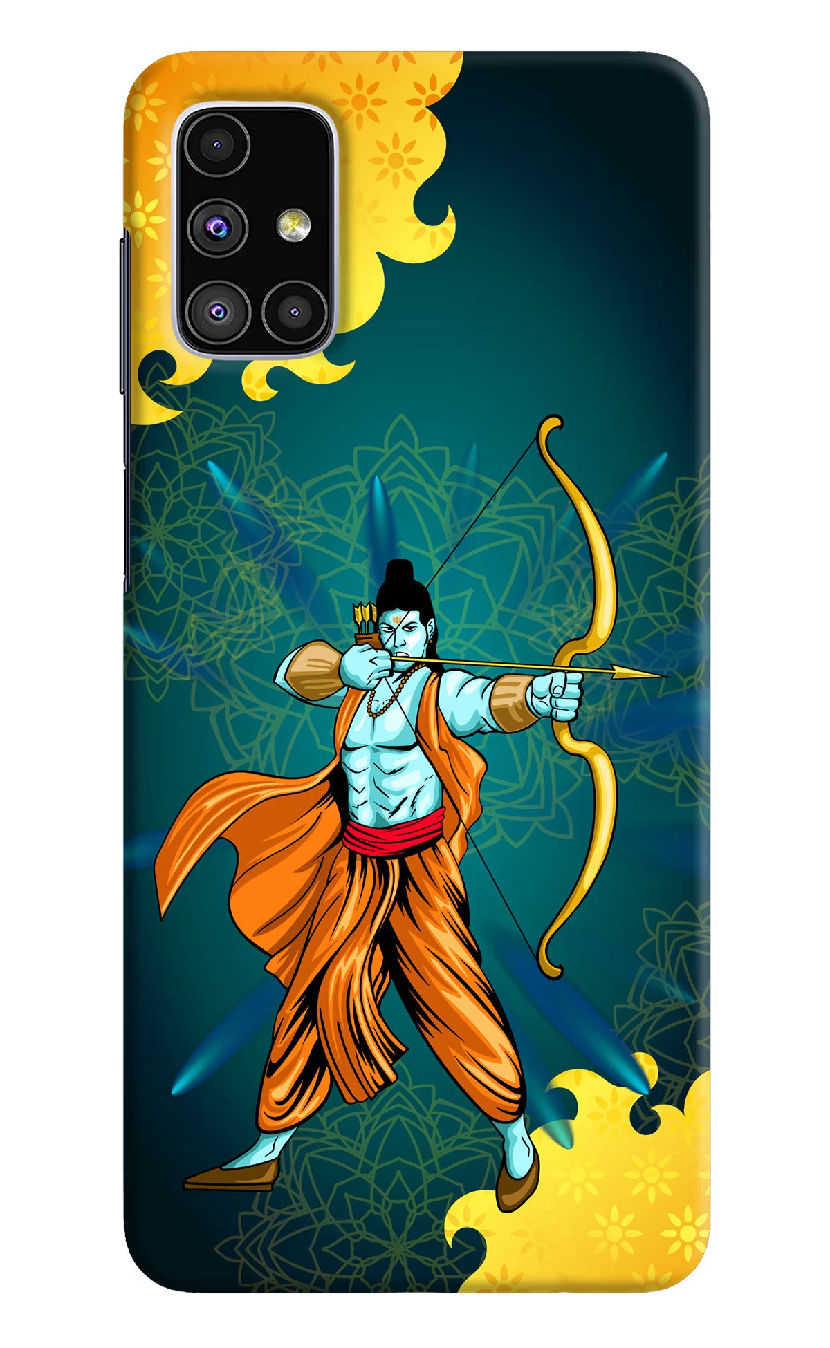 Lord Ram - 6 Samsung M51 Hard Case Back Cover by Casekaro