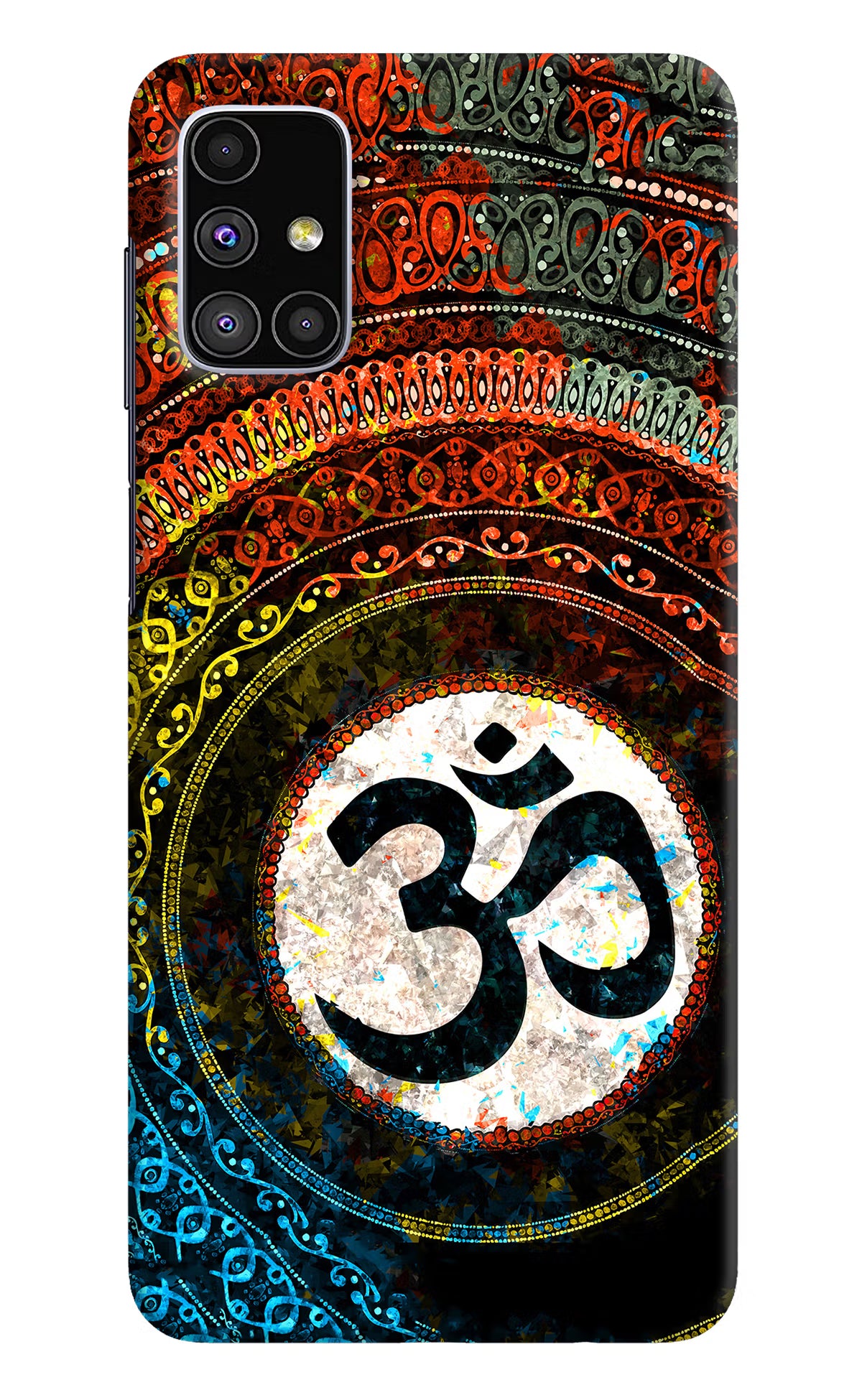 Om Cultural Samsung M51 Hard Case Back Cover by Casekaro