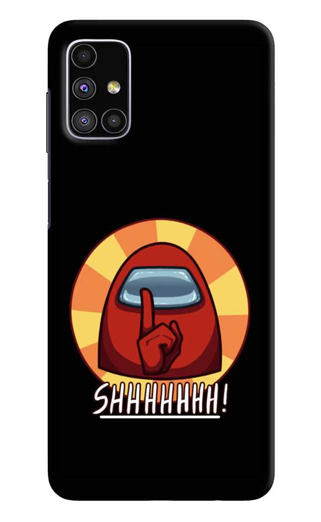 Among Us Shhh! Samsung M51 Hard Case Back Cover by Casekaro