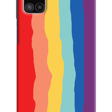 Rainbow Samsung M51 Hard Case Back Cover by Casekaro