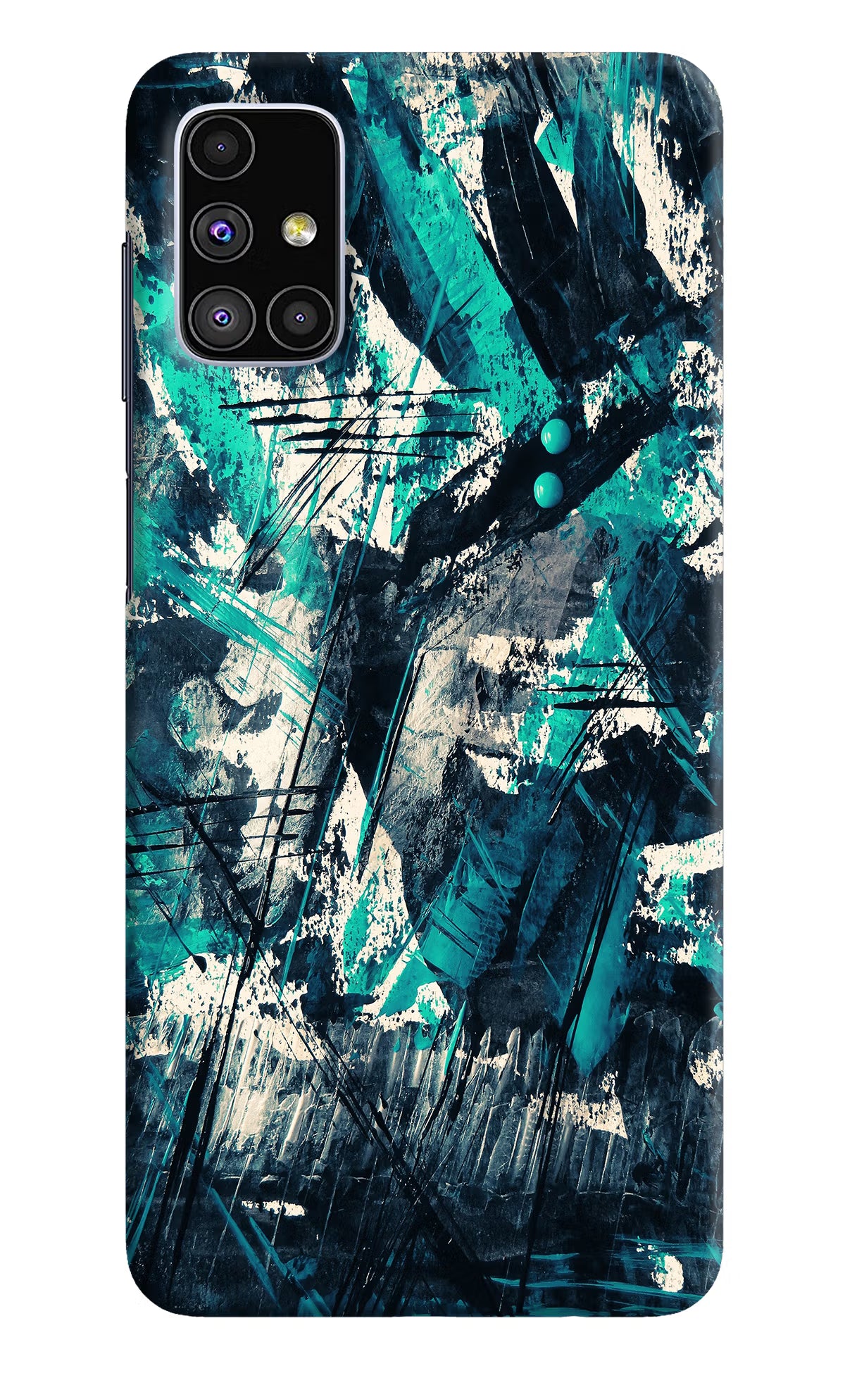 Artwork Samsung M51 Hard Case Back Cover by Casekaro