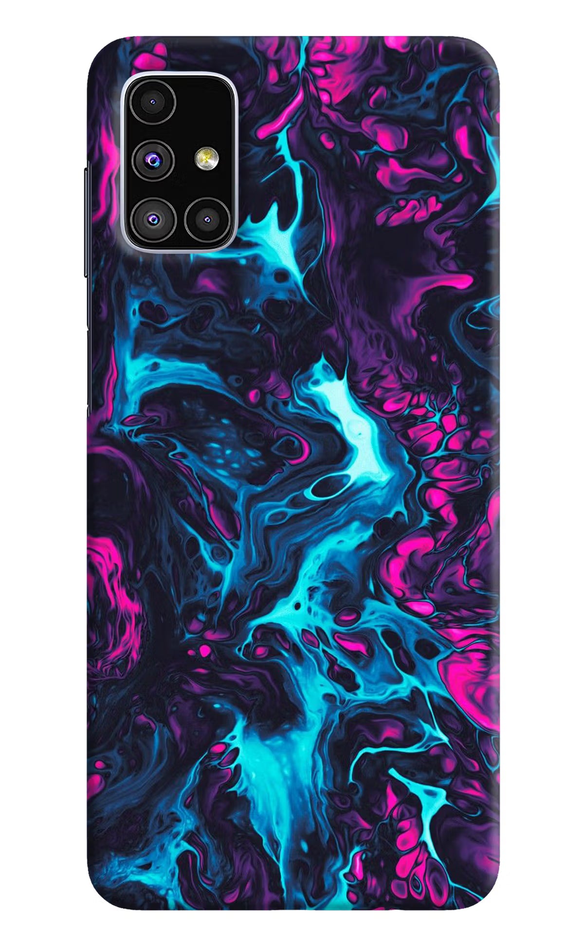 Abstract Samsung M51 Hard Case Back Cover by Casekaro