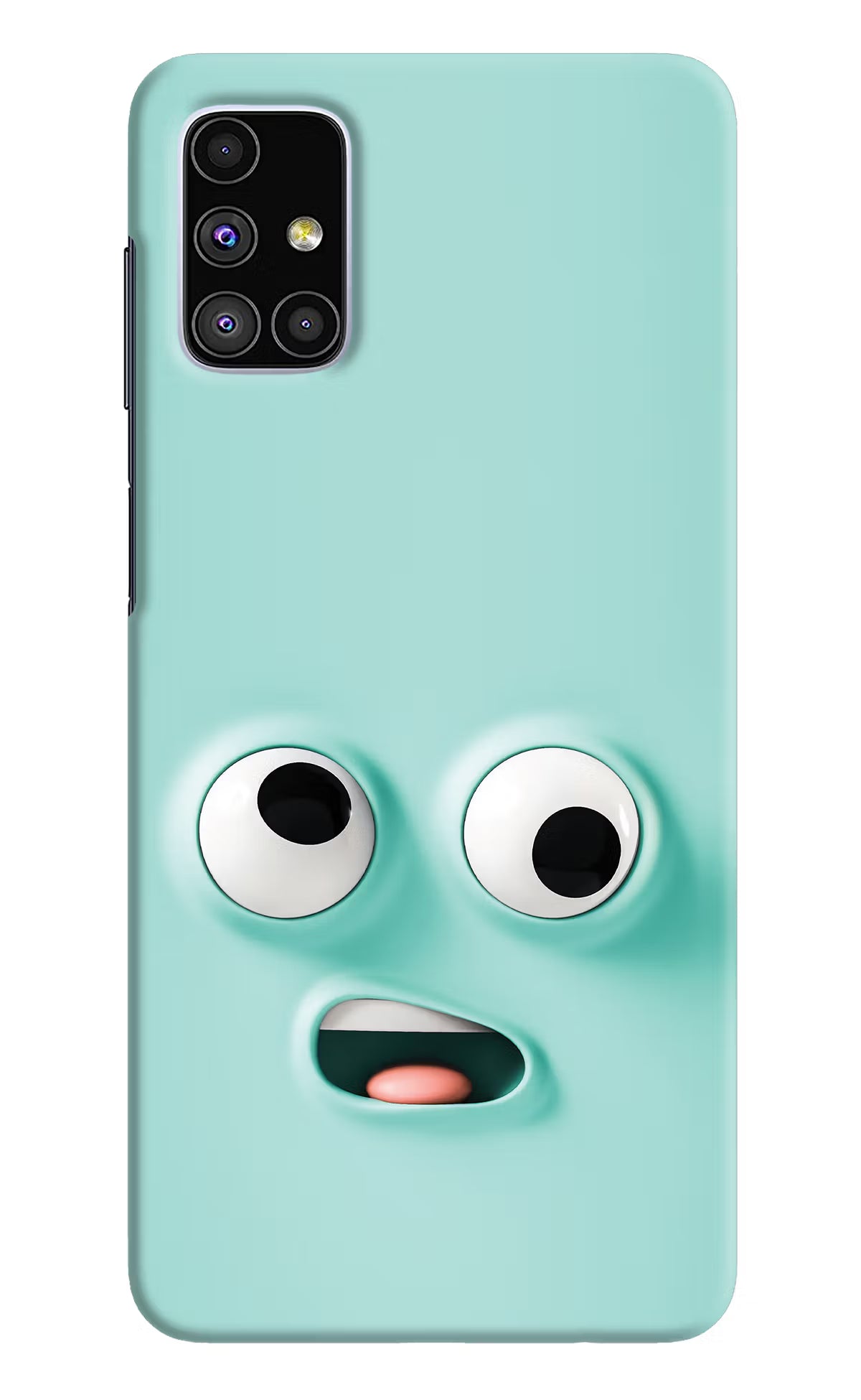 Funny Cartoon Samsung M51 Hard Case Back Cover by Casekaro