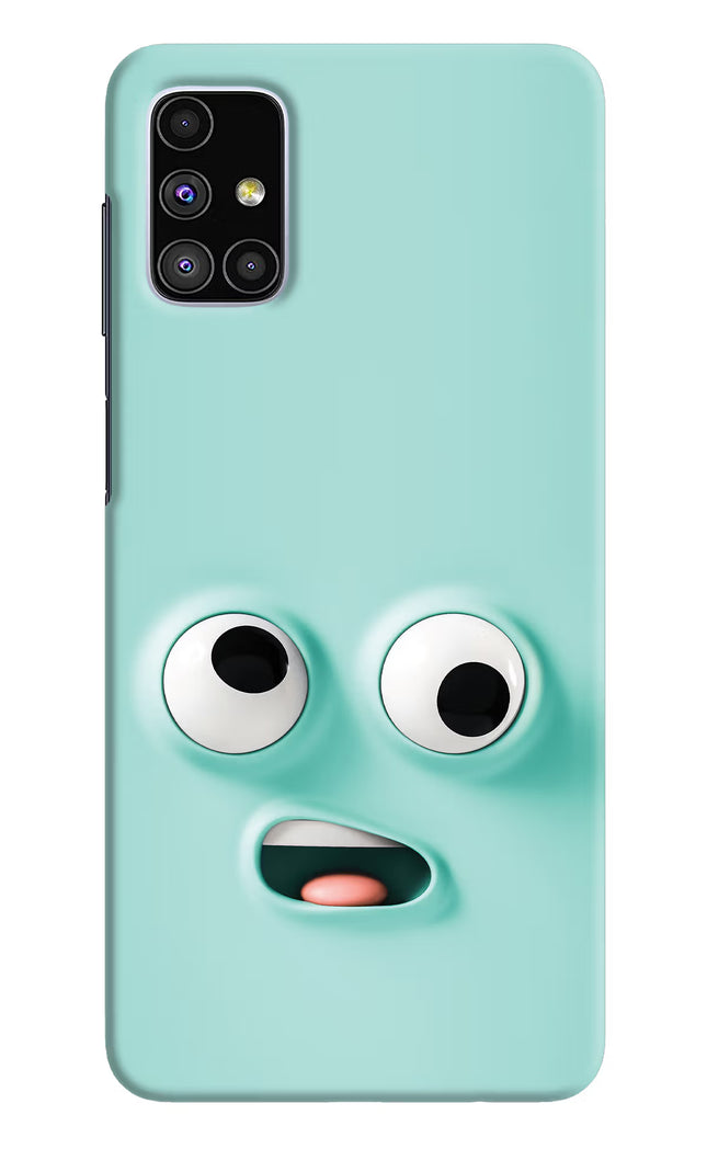 Funny Cartoon Samsung M51 Hard Case Back Cover by Casekaro