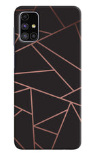 Geometric Pattern Samsung M51 Hard Case Back Cover by Casekaro