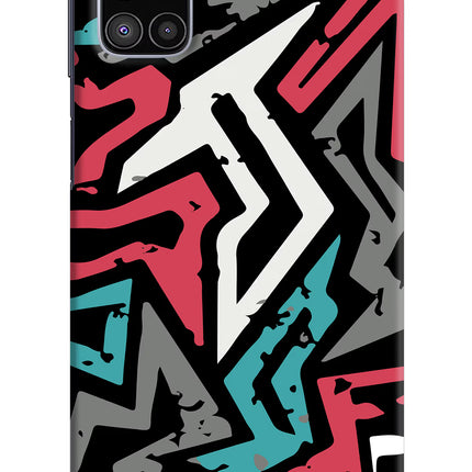 Geometric Graffiti Samsung M51 Hard Case Back Cover by Casekaro