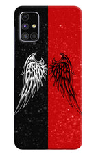 Wings Samsung M51 Hard Case Back Cover by Casekaro