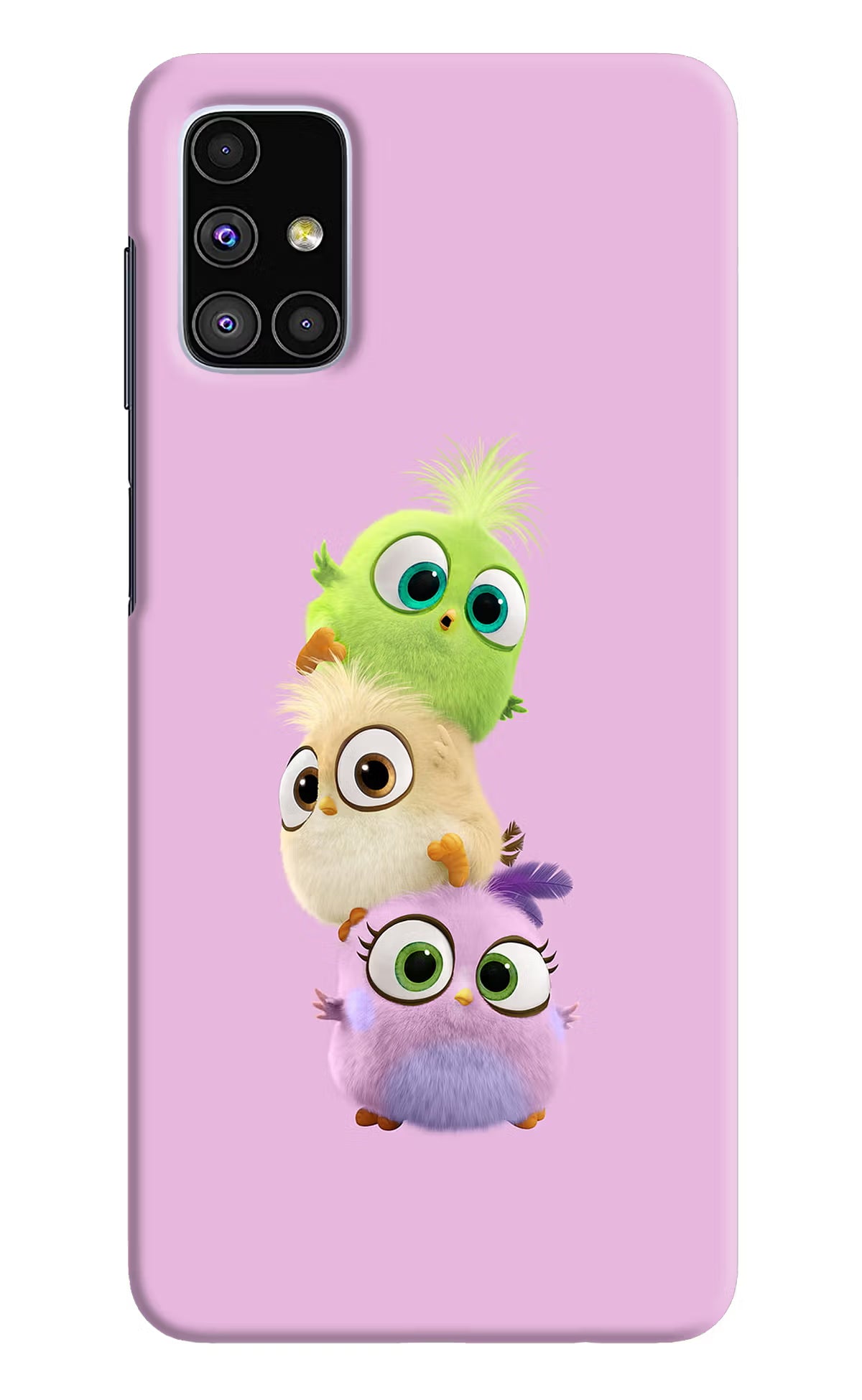 Cute Little Birds Samsung M51 Hard Case Back Cover by Casekaro