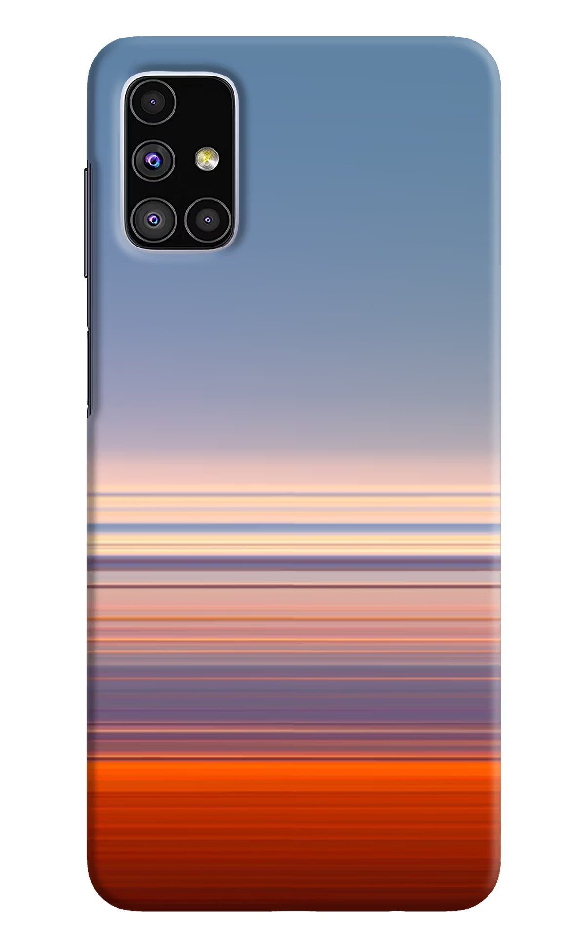 Morning Colors Samsung M51 Hard Case Back Cover by Casekaro