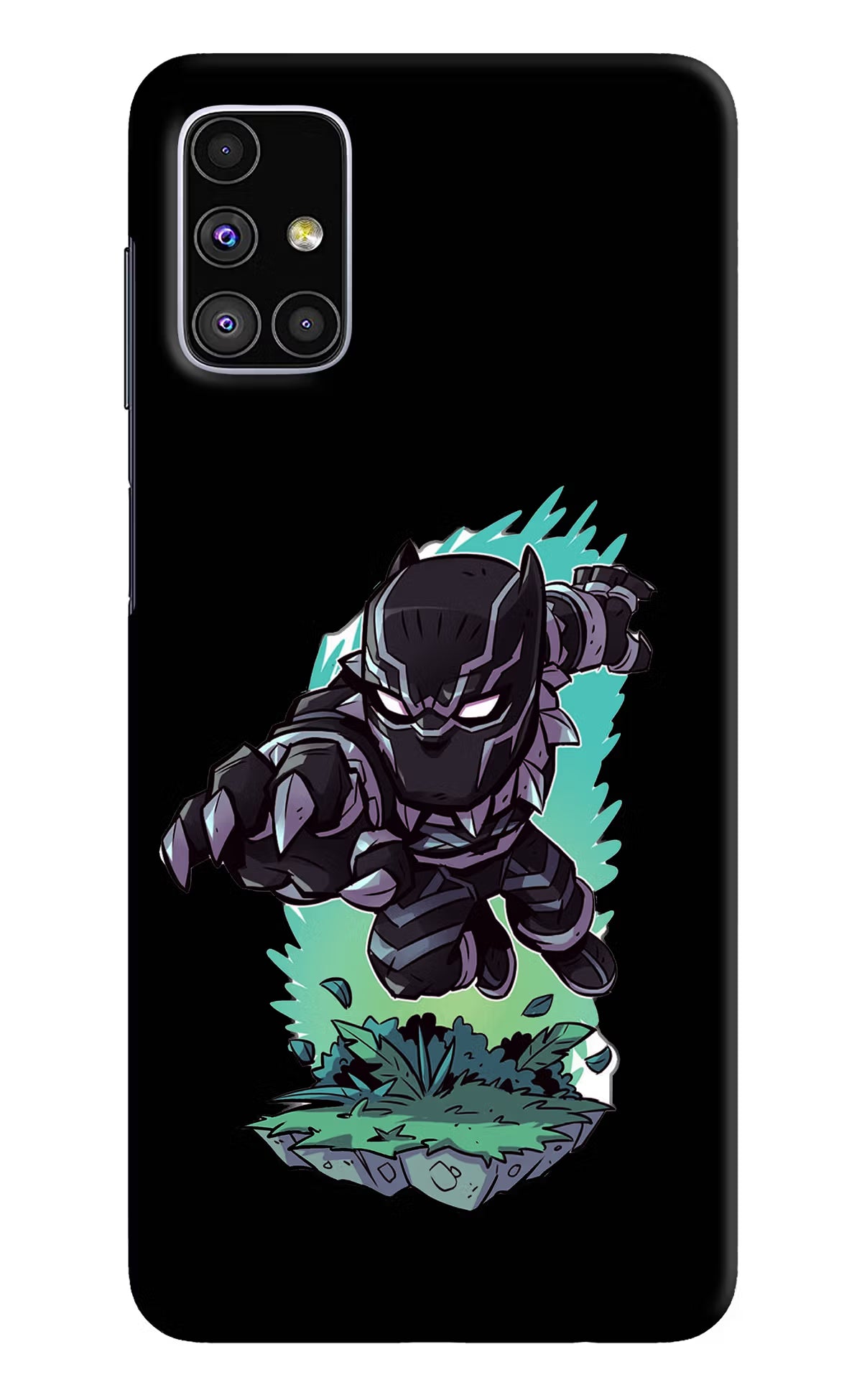 Black Panther Samsung M51 Hard Case Back Cover by Casekaro