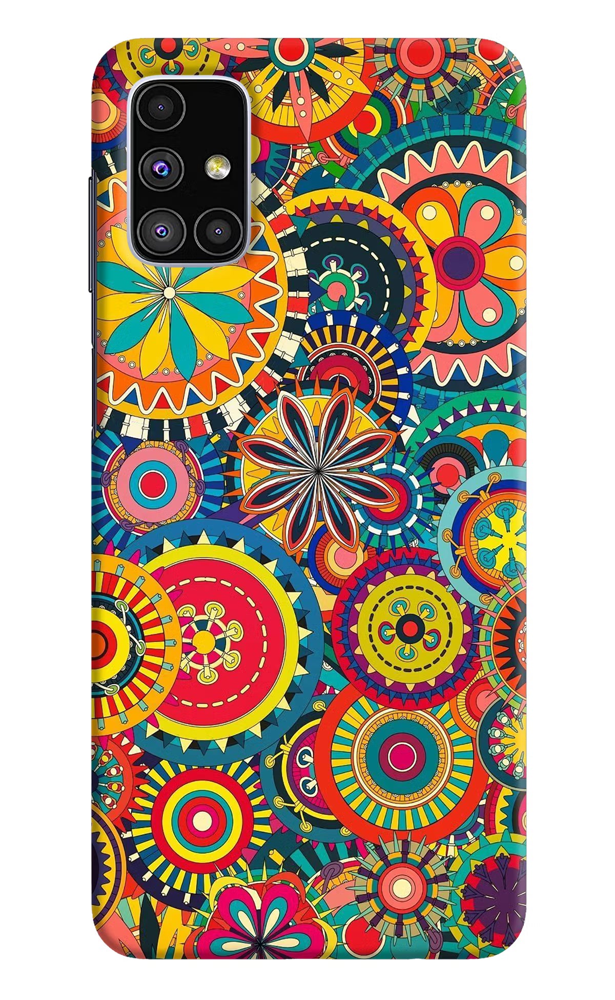 Gol Gol Art Samsung M51 Hard Case Back Cover by Casekaro