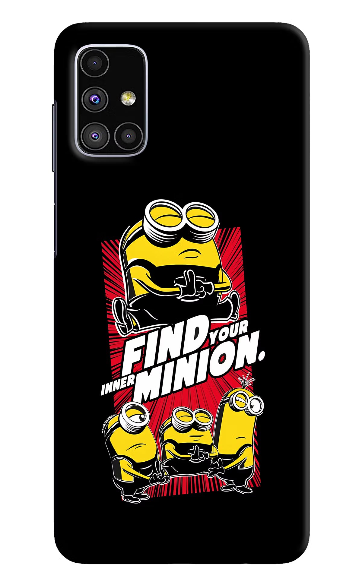 Find your inner Minion Samsung M51 Hard Case Back Cover by Casekaro