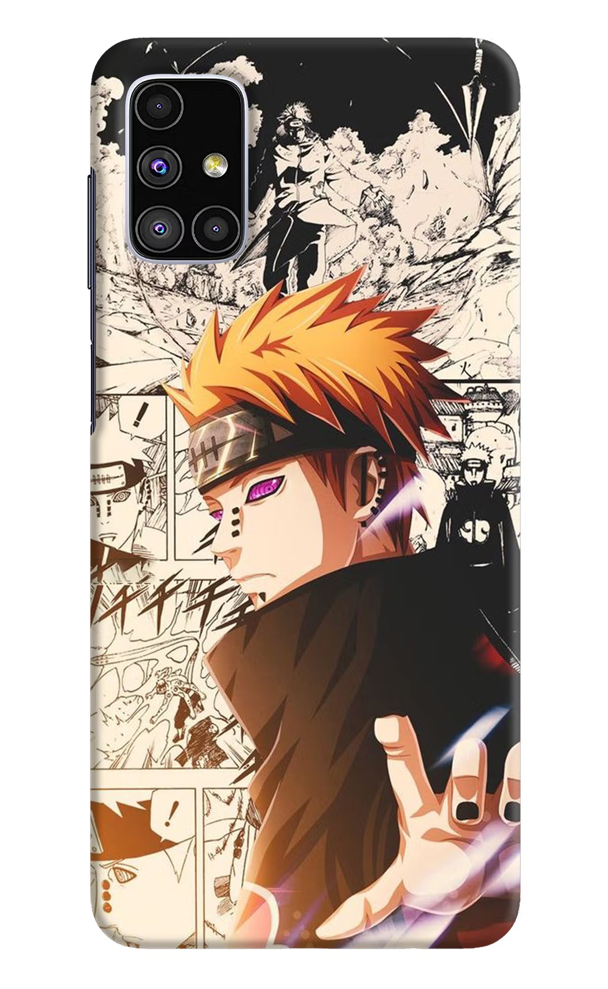 Pain Anime Samsung M51 Hard Case Back Cover by Casekaro