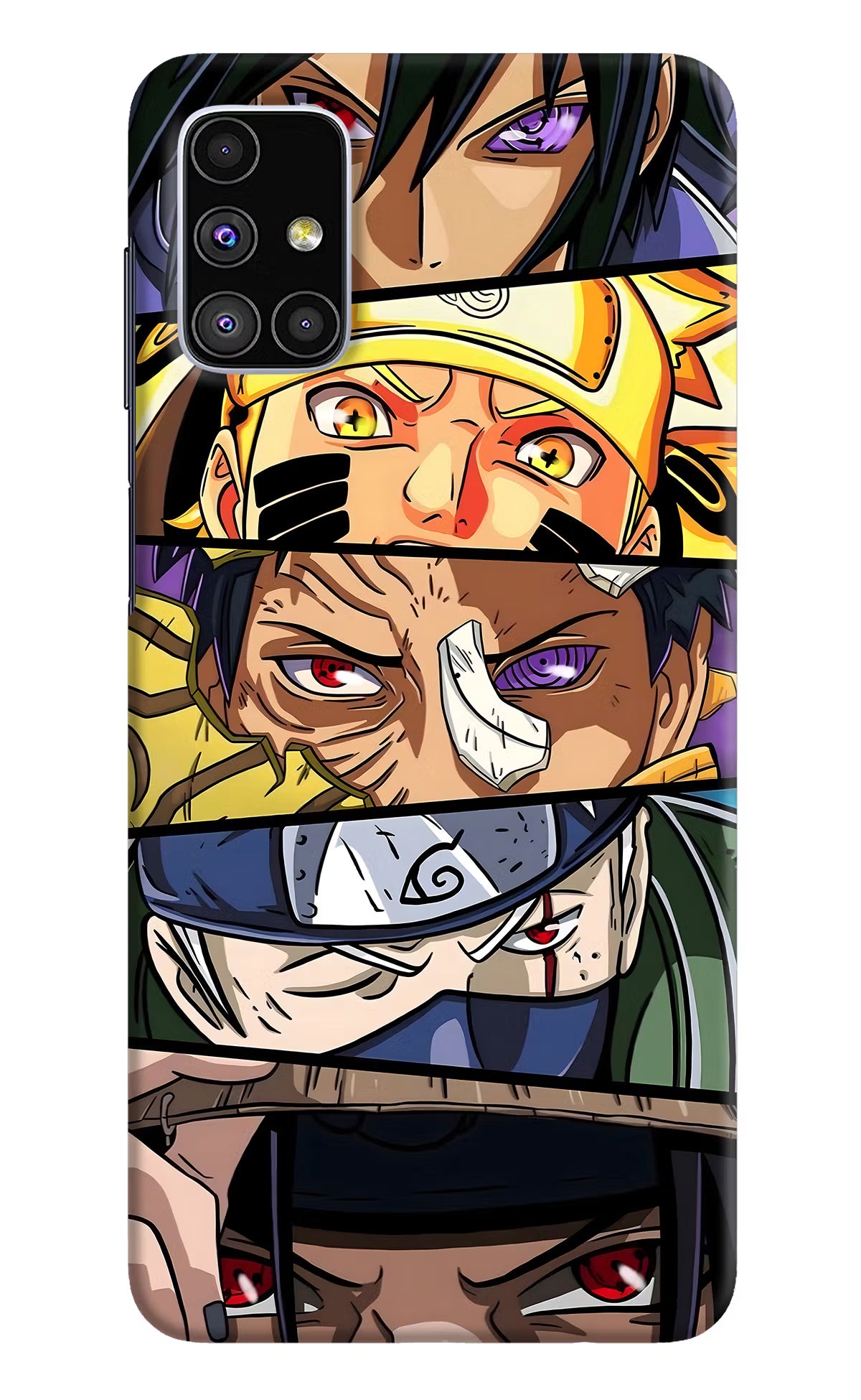 Naruto Character Samsung M51 Hard Case Back Cover by Casekaro